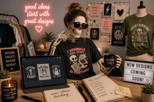 We're Back! Discover New Funny & Trendy Graphic Tee Designs
