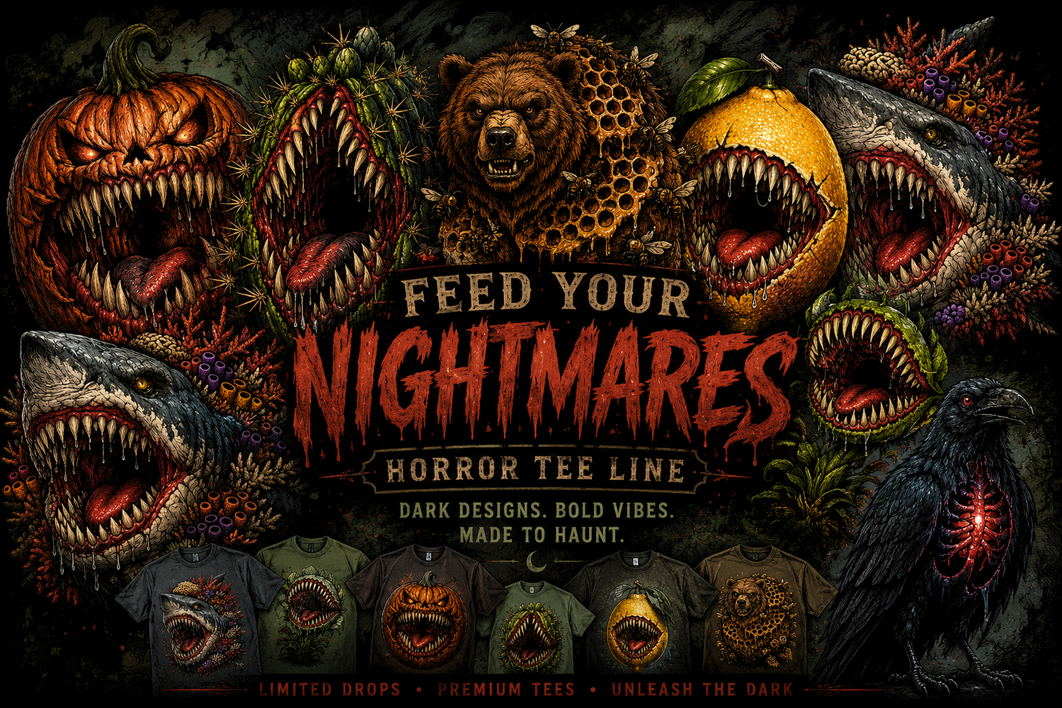 The Horror Vault Graphic Tees