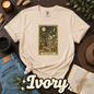The Stargazer Tarot Skeleton T-Shirt | Celestial Gothic Mystic Graphic Tee