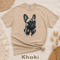 French Bulldog Portrait T-Shirt, Artistic Frenchie Graphic Tee, Dog Lover Shirt, French Bulldog Mom Dad Gift, Pet Owner T-Shirt