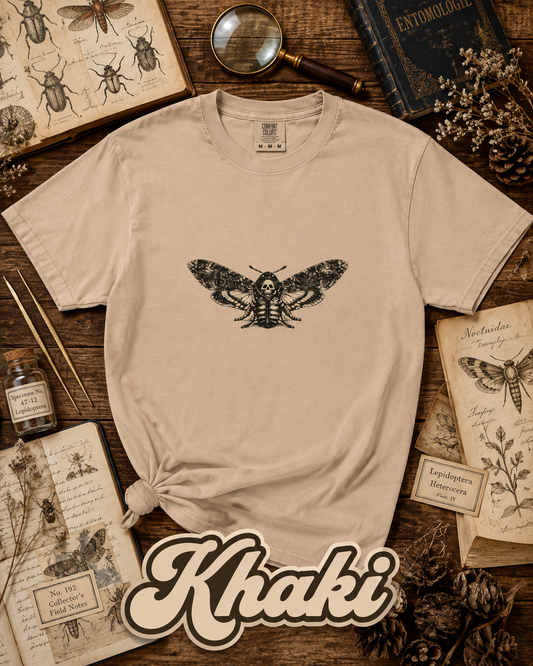 Gothic Death’s Head Moth Skull T-Shirt | Dark Vintage Tee