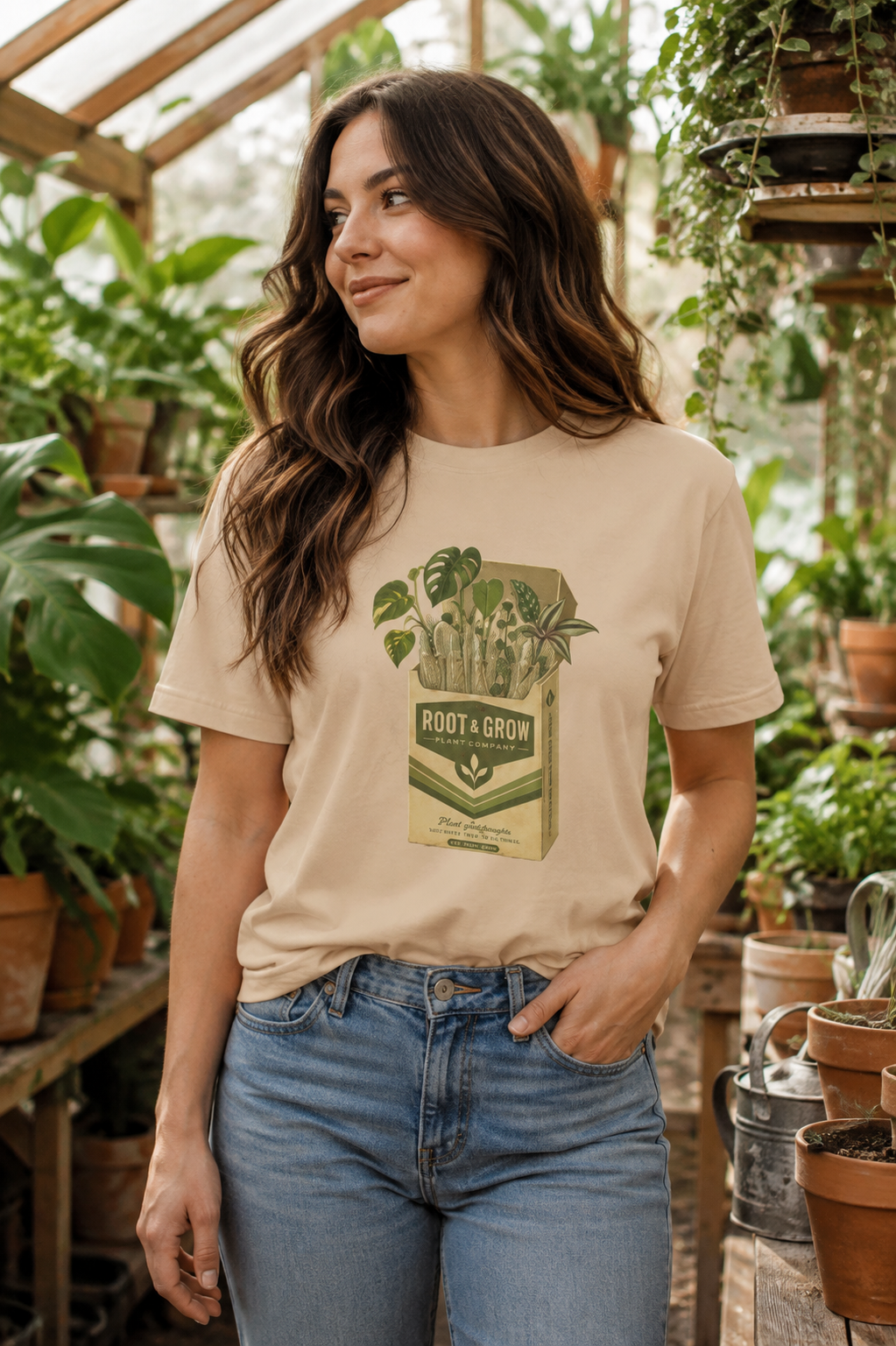 Root & Grow Plant Propagation T-Shirt | Houseplant Lover Tee