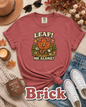 Leaf Me Alone Comfort Colors® T-Shirt | Funny Fall Maple Leaf Tee