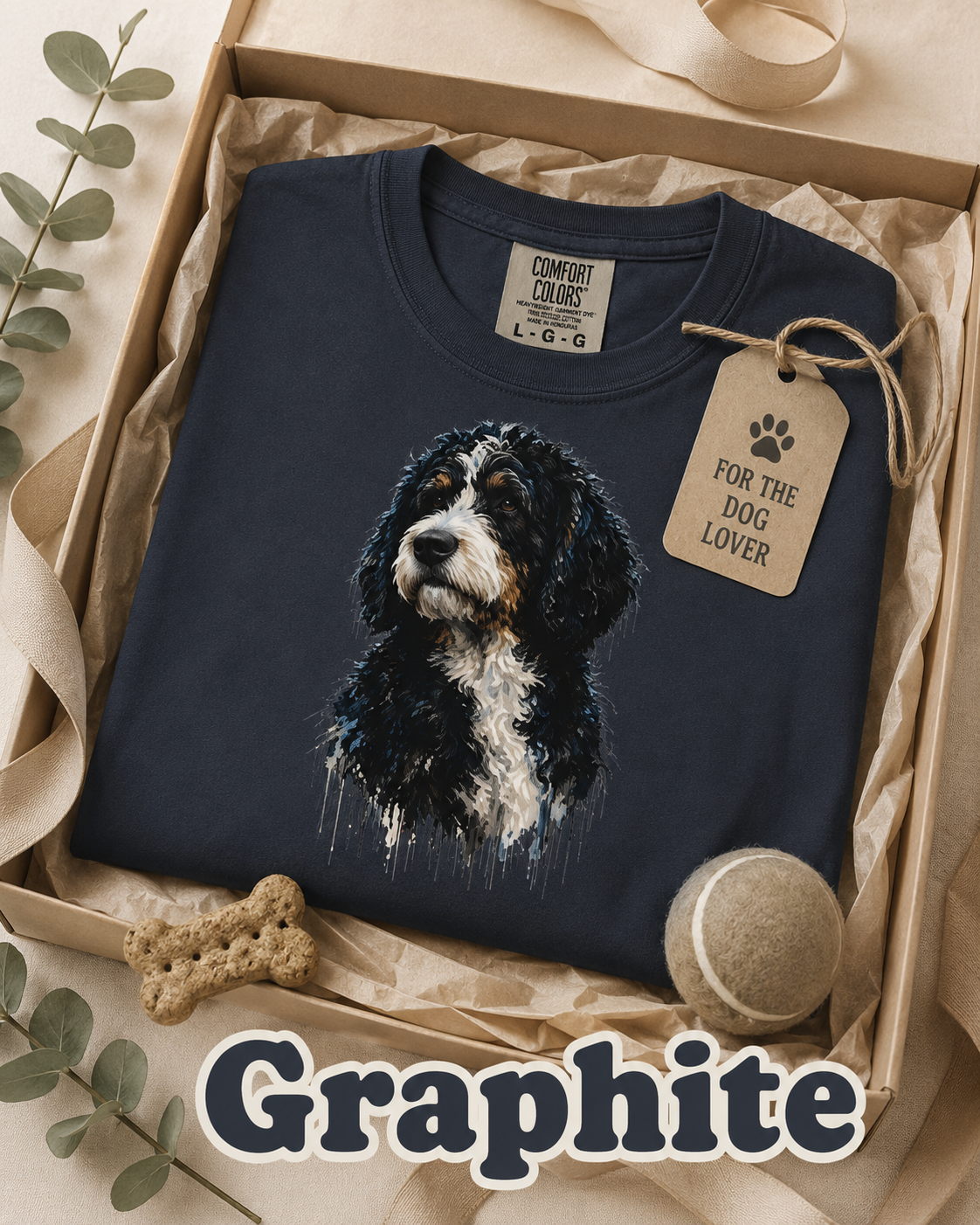 Bernedoodle T-Shirt | Artistic Dog Lover Graphic Tee