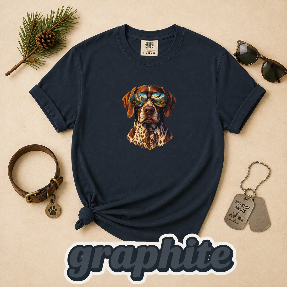 German Shorthaired Pointer T-Shirt | Outdoor Dog Lover Tee