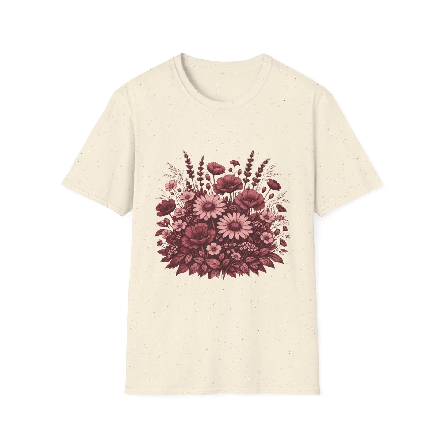 Botanical Wildflower Bouquet Graphic Tee | Vintage Floral Shirt