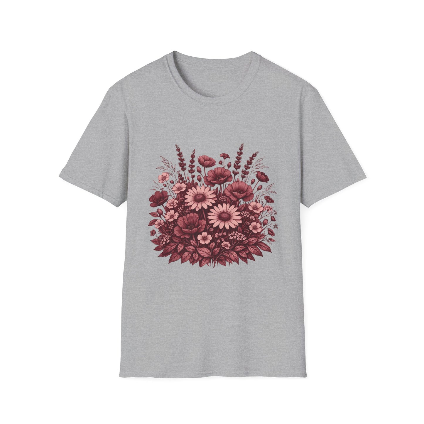 Botanical Wildflower Bouquet Graphic Tee | Vintage Floral Shirt