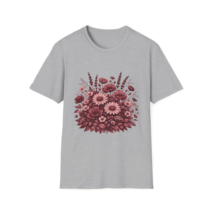 Botanical Wildflower Bouquet Graphic Tee | Vintage Floral Shirt