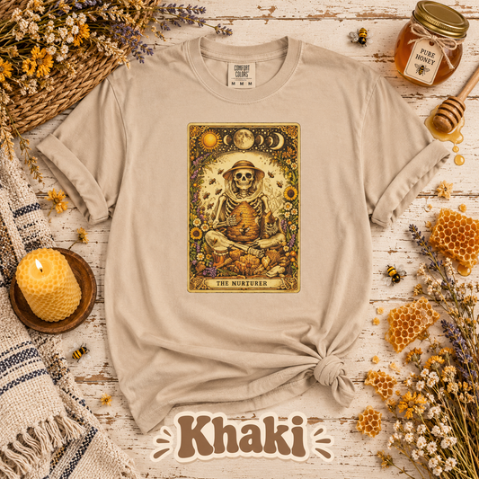 The Beekeeper Skeleton Tarot Card Graphic T-Shirt