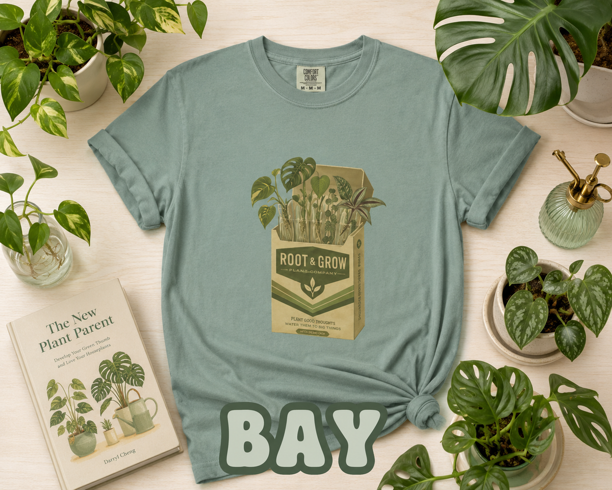 Root & Grow Plant Propagation T-Shirt | Houseplant Lover Tee