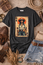 Western Queen of Spades Cowgirl Graphic T-Shirt