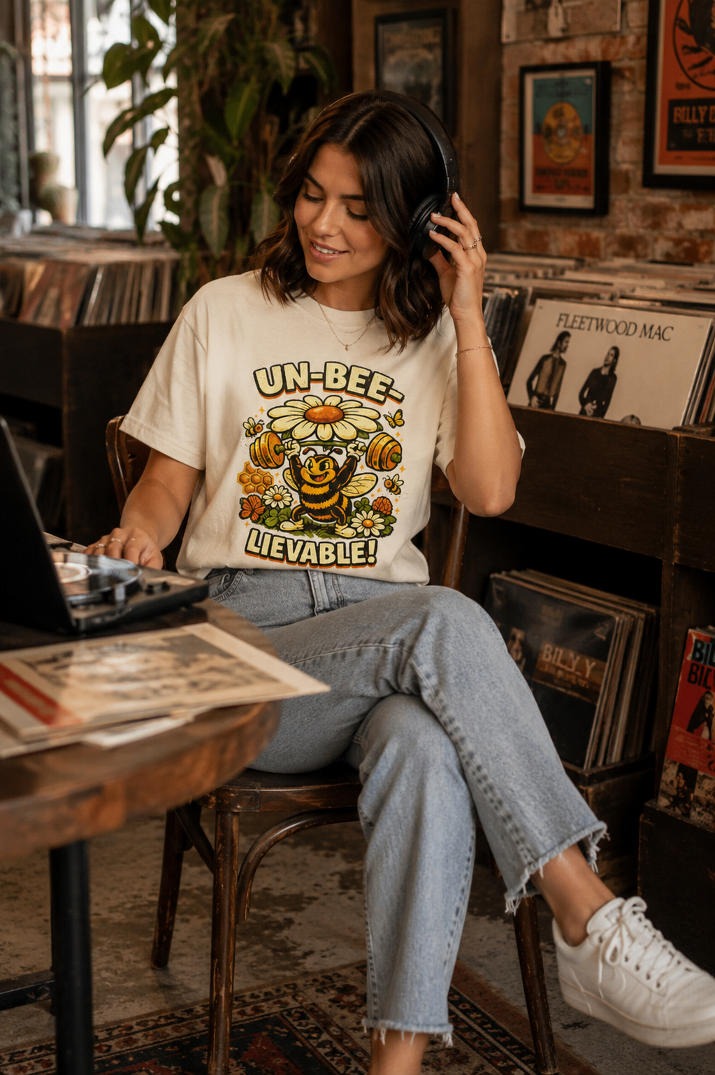 Un-Bee-Lievable Shirt, Funny Bee T-Shirt, Cute Gym Shirt, Comfort Colors 1717 Tee, Bee Lover Gift, Floral Workout Shirt