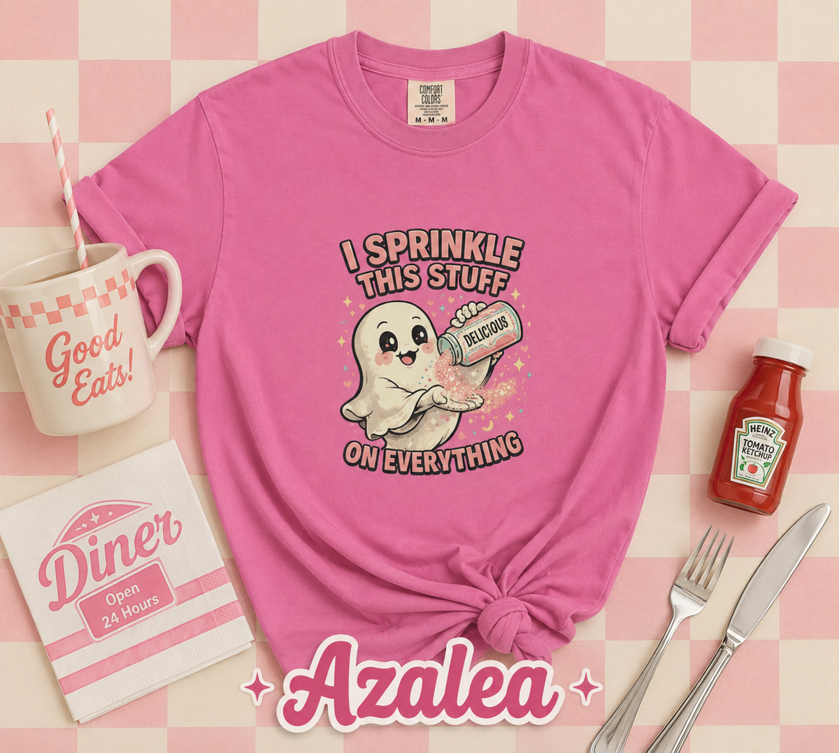 I Sprinkle Delusion on Everything Funny Ghost T-Shirt