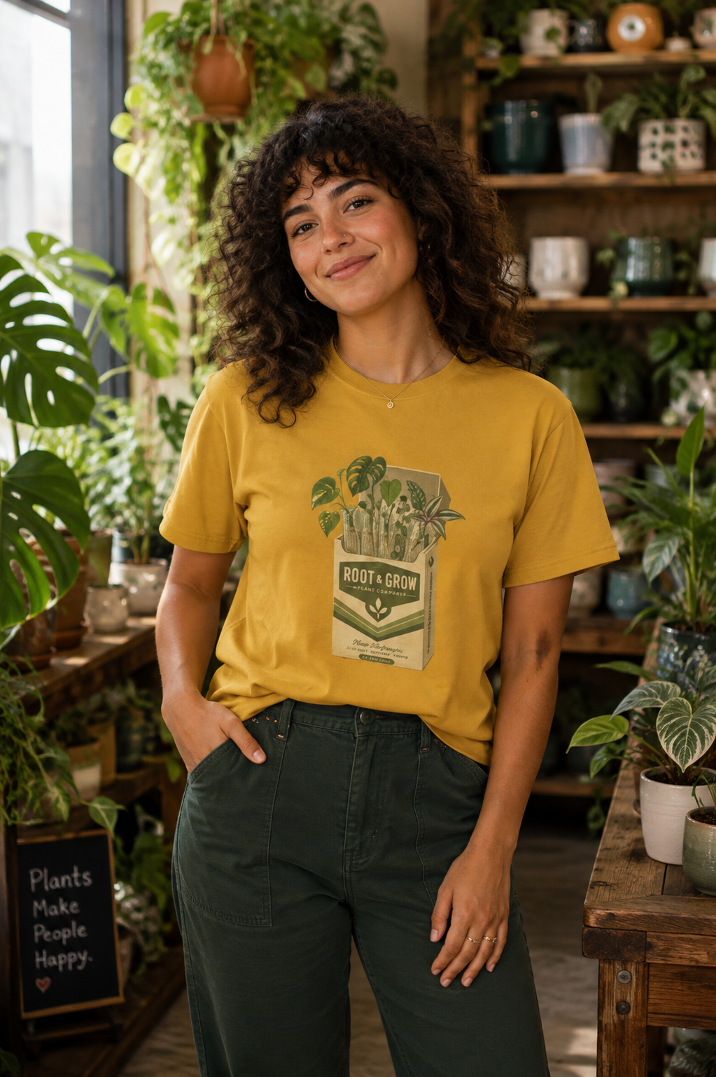 Root & Grow Plant Propagation T-Shirt | Houseplant Lover Tee