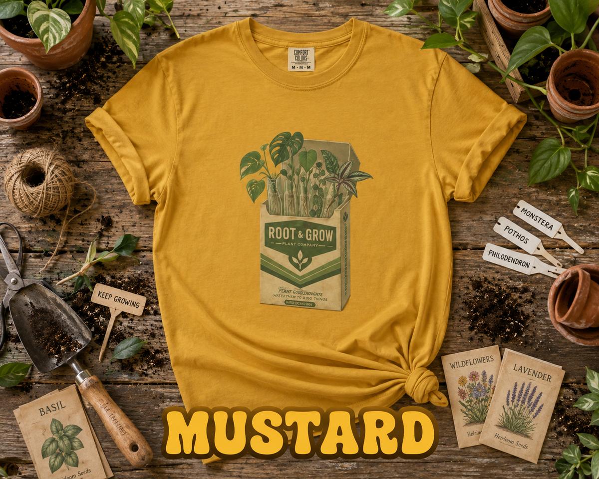 Root & Grow Plant Propagation T-Shirt | Houseplant Lover Tee