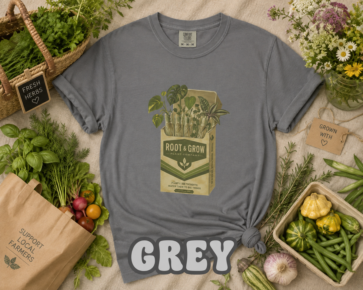 Root & Grow Plant Propagation T-Shirt | Houseplant Lover Tee