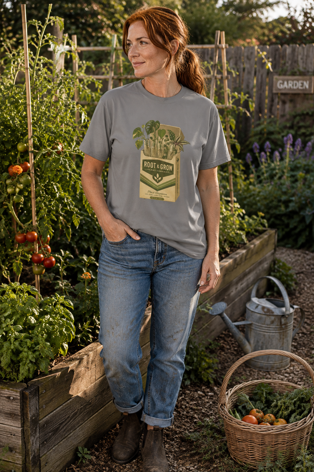 Root & Grow Plant Propagation T-Shirt | Houseplant Lover Tee
