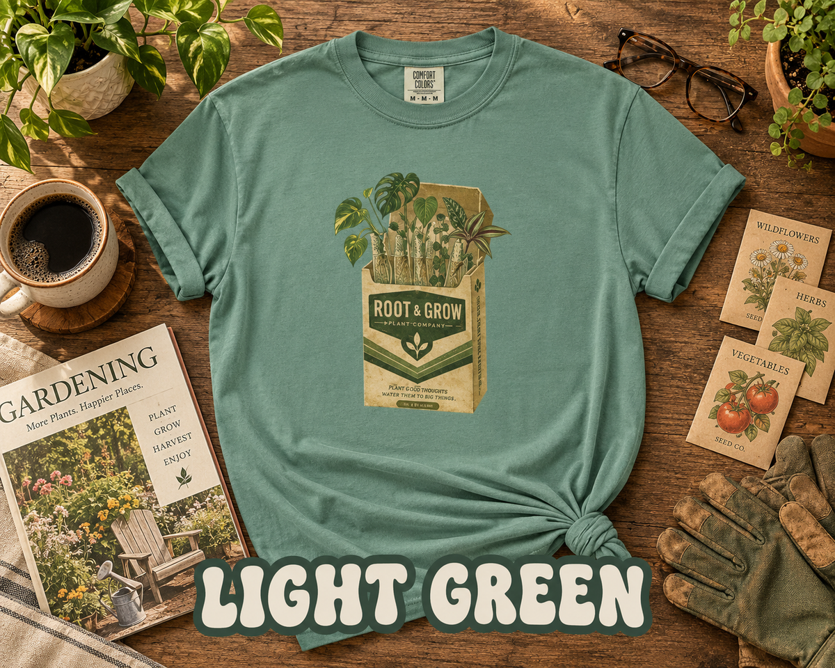 Root & Grow Plant Propagation T-Shirt | Houseplant Lover Tee