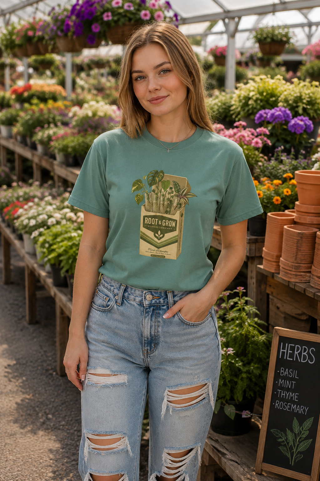 Root & Grow Plant Propagation T-Shirt | Houseplant Lover Tee
