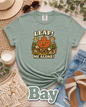Leaf Me Alone Comfort Colors® T-Shirt | Funny Fall Maple Leaf Tee
