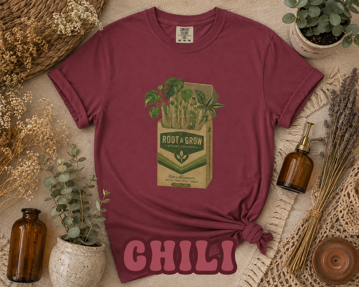 Root & Grow Plant Propagation T-Shirt | Houseplant Lover Tee