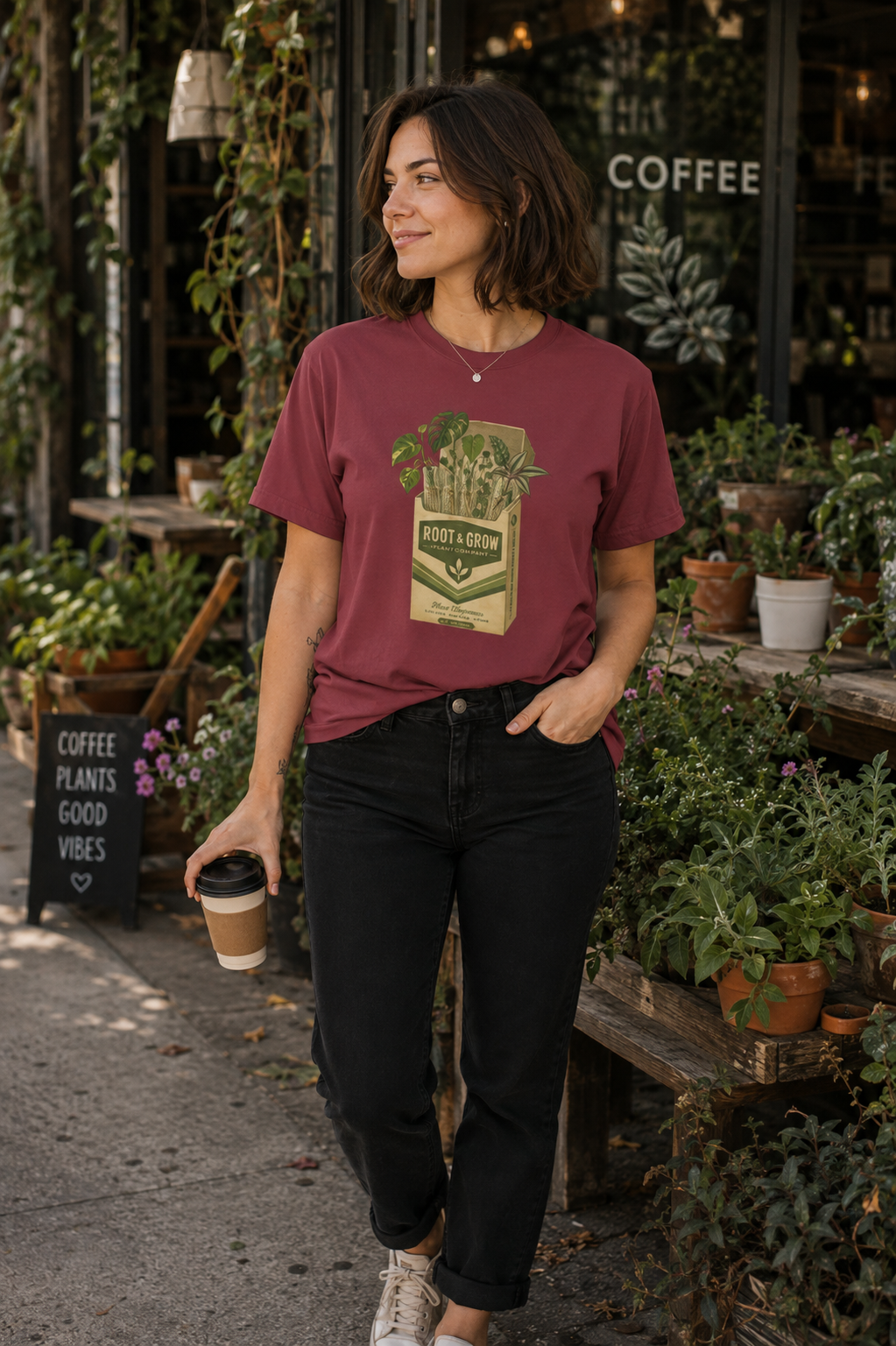 Root & Grow Plant Propagation T-Shirt | Houseplant Lover Tee
