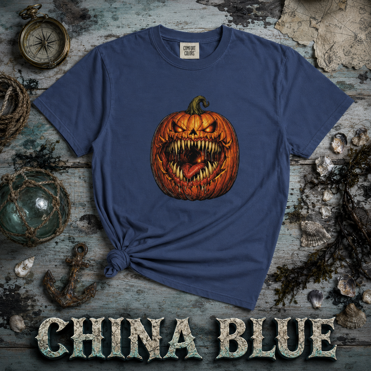 Scary Pumpkin Shirt, Evil Jack O Lantern Graphic Tee, Halloween Horror T-Shirt, Creepy Fall Shirt, Spooky Season Gift
