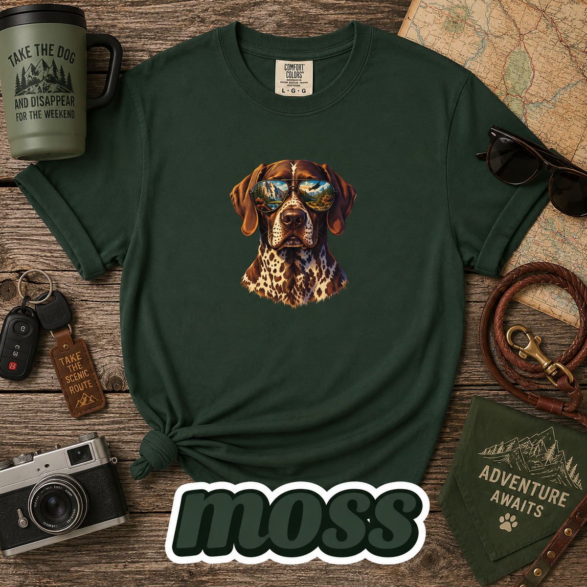 German Shorthaired Pointer T-Shirt | Outdoor Dog Lover Tee