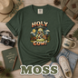 Holy Cow! Funny Cow T-Shirt | Comfort Colors® 1717 Retro Farm Graphic Tee